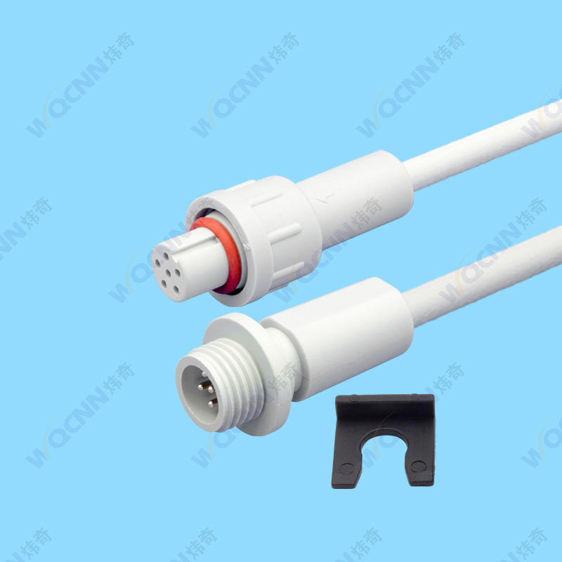 WQ-052母 053公，M12-6P防水母插