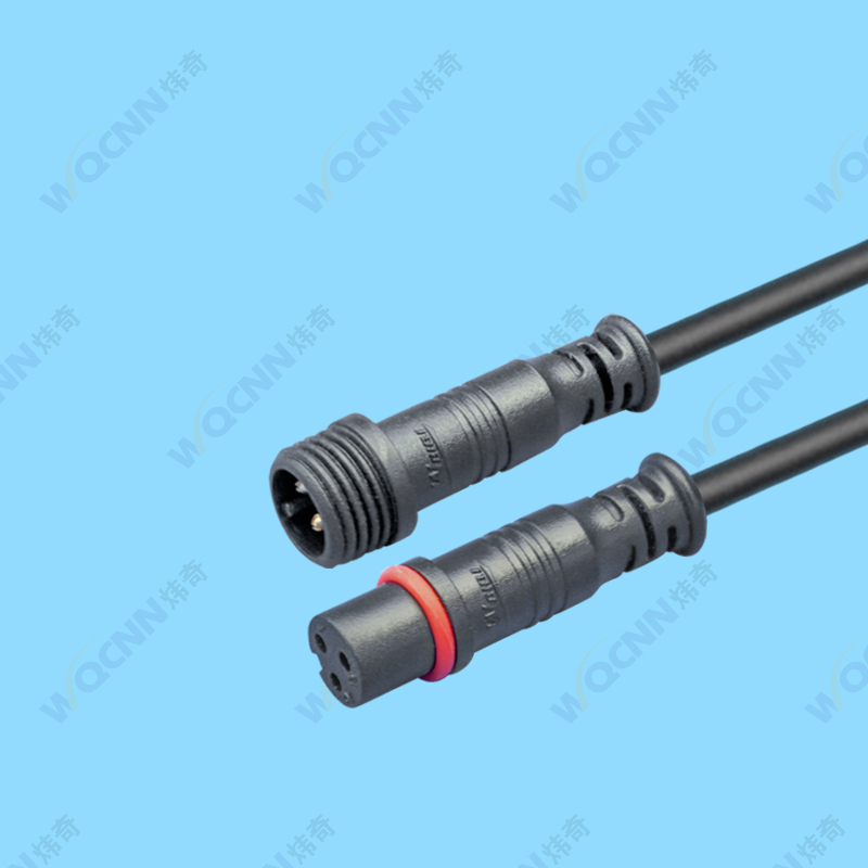 WQ-130公,131母 M12-2,3,4P防水插頭