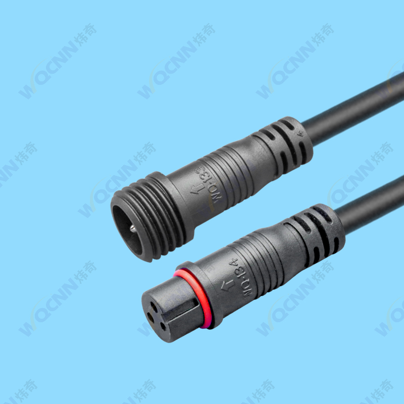 WQ-133公,134母 M18-2,3,4P防水插頭