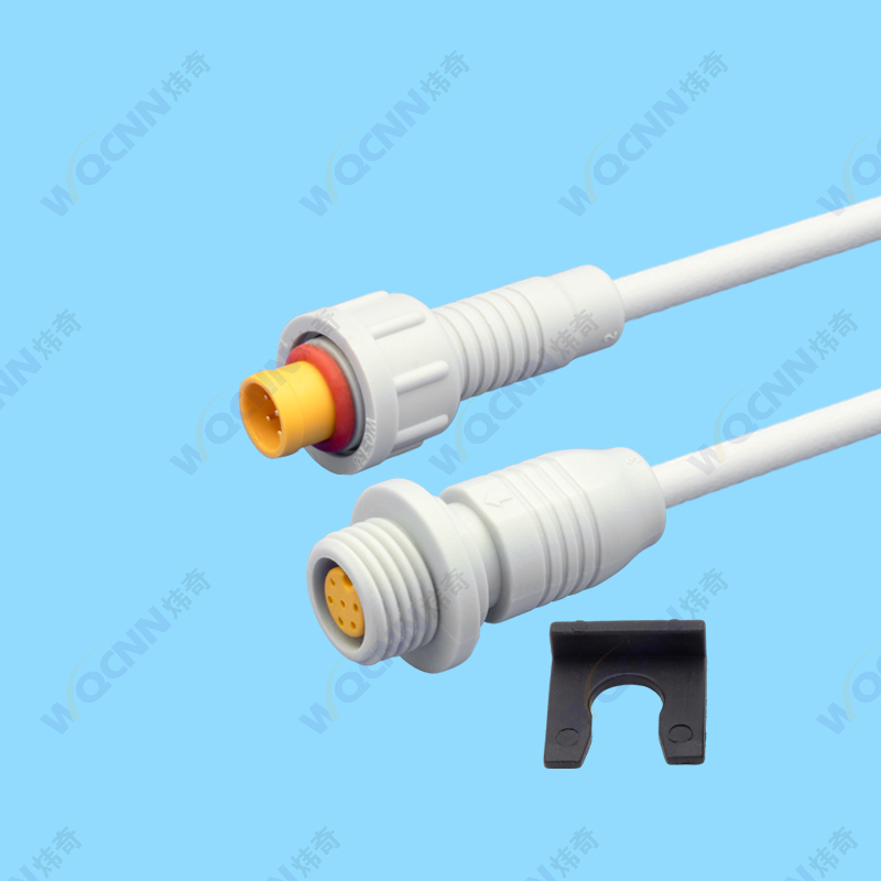 WQ-142公,143母 M8-2~6P防水插頭