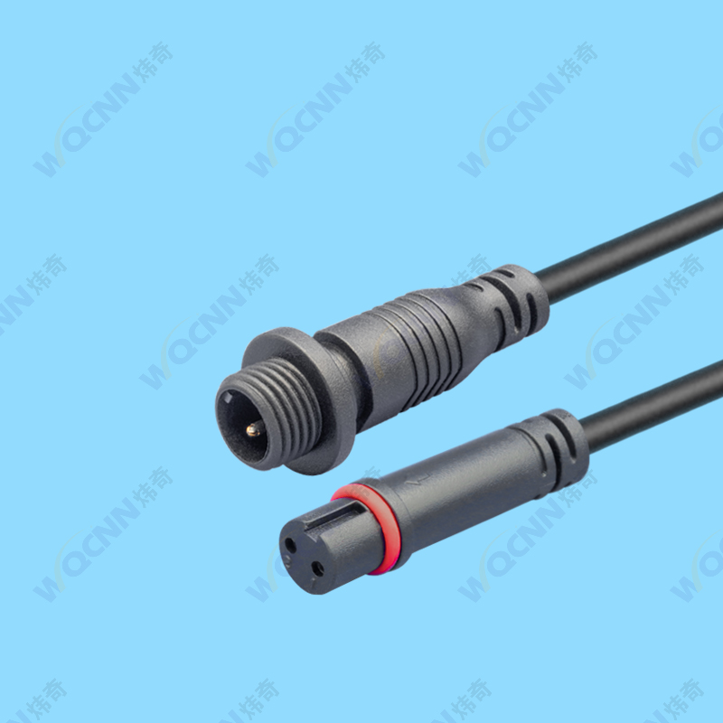 WQ-146公 147母 M12-2P 1.5T防水插頭