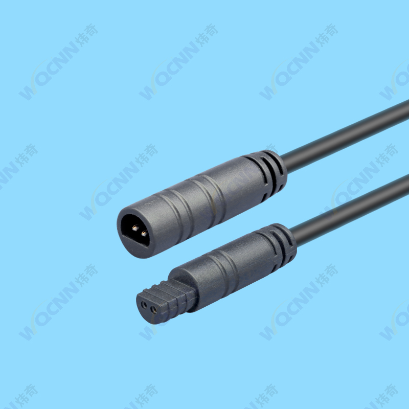 WQ-155公,156母 防水公1.0T-2P插頭