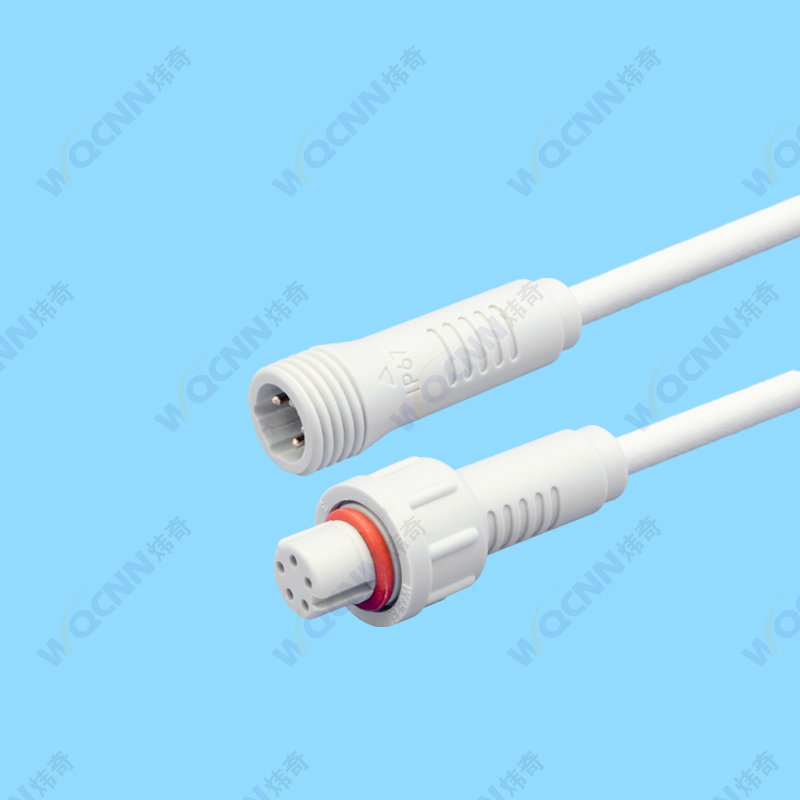 WQ-197公 WQ-198母 M12-5P防水插頭